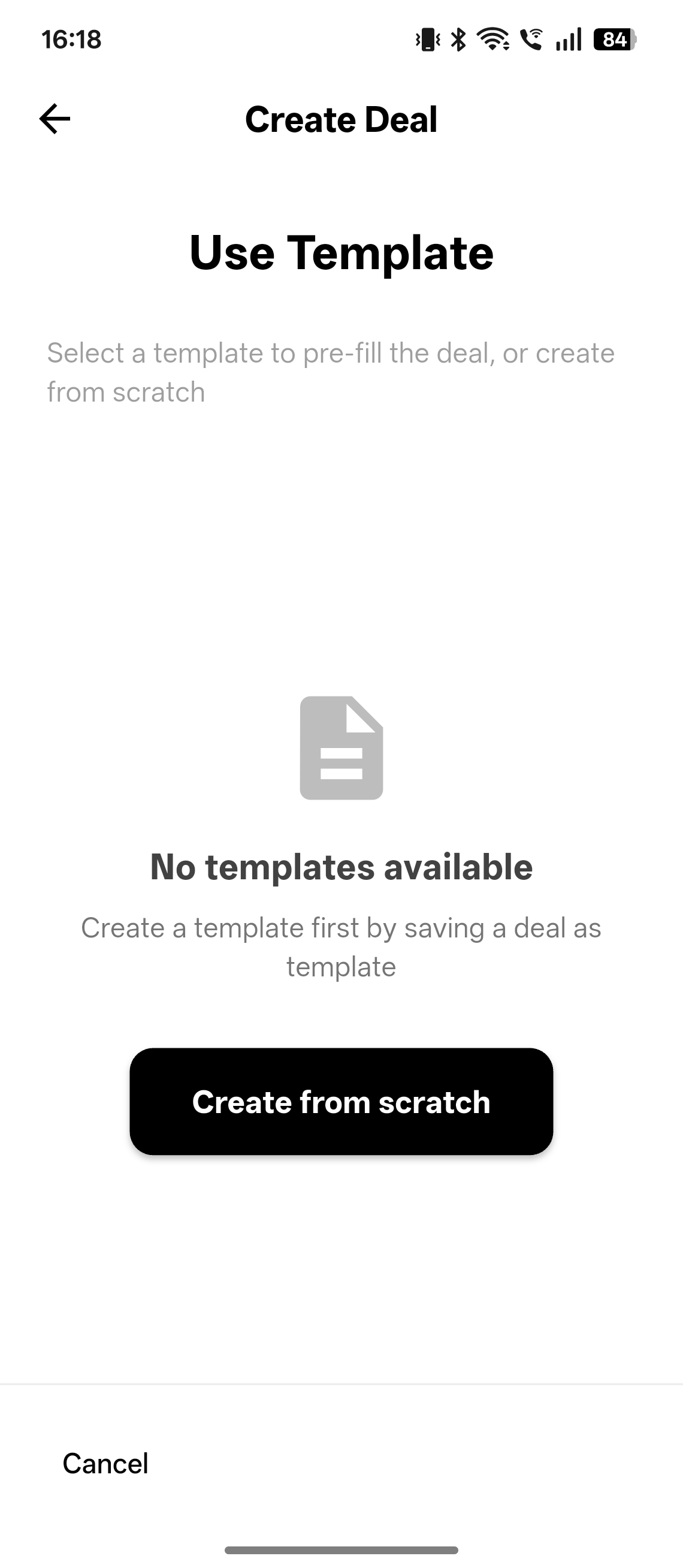 Create deal basics